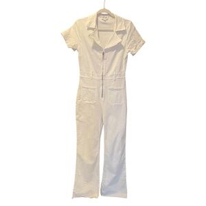 Day + Moon White Jumpsuit Size M